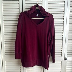 Old Navy Tunic Hoodie Sweatshirt, Large
